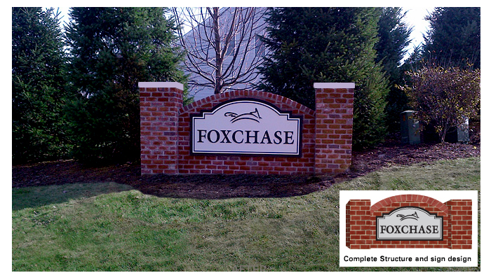 Foxchase Community site sign